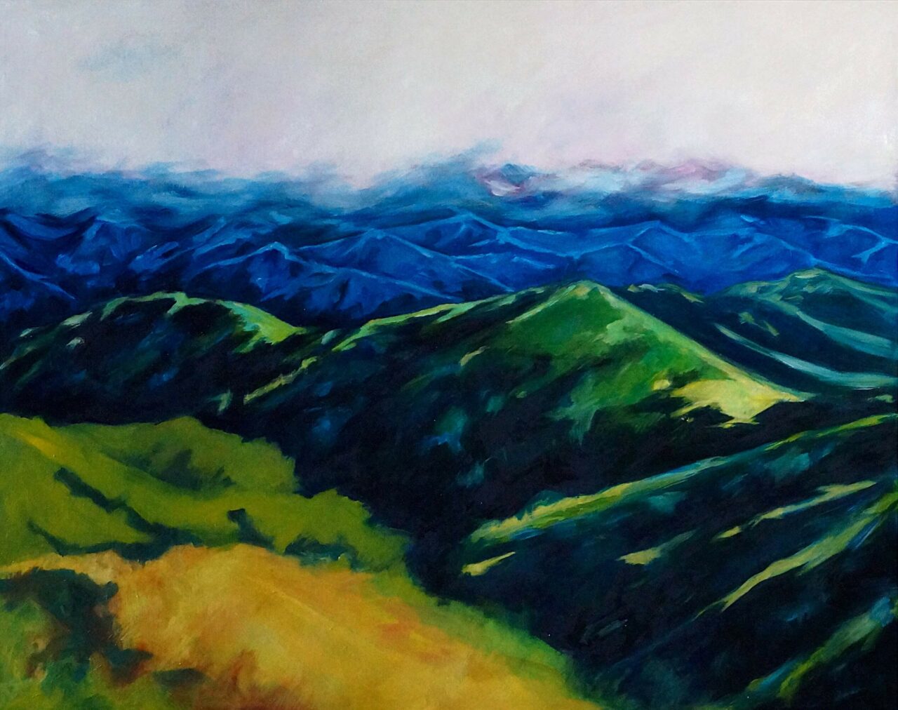 Huile sur bois - 67cm x 85cm