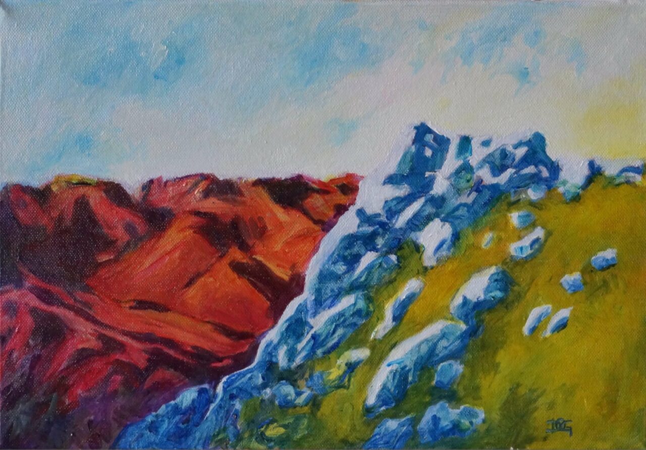 Huile sur toile - 24cm x 35cm